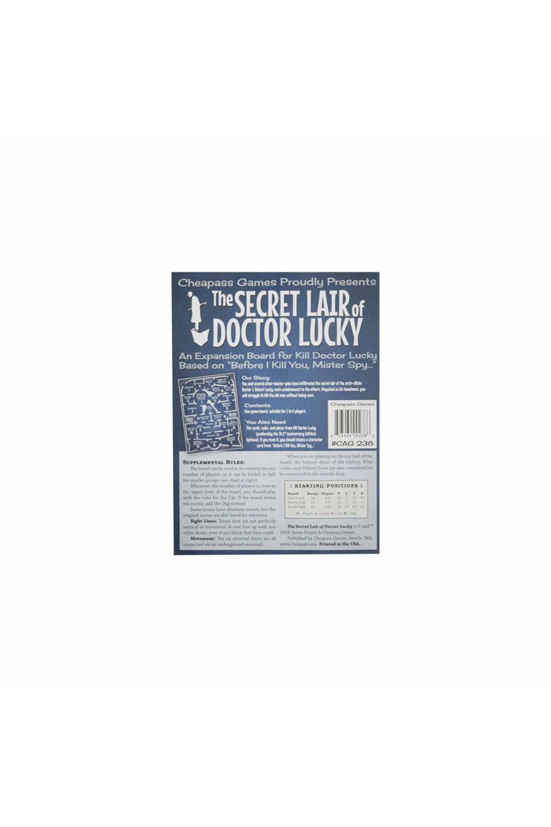 Secret Lair of Doctor Lucky Expansion Board, Alternate, color, Multicolored