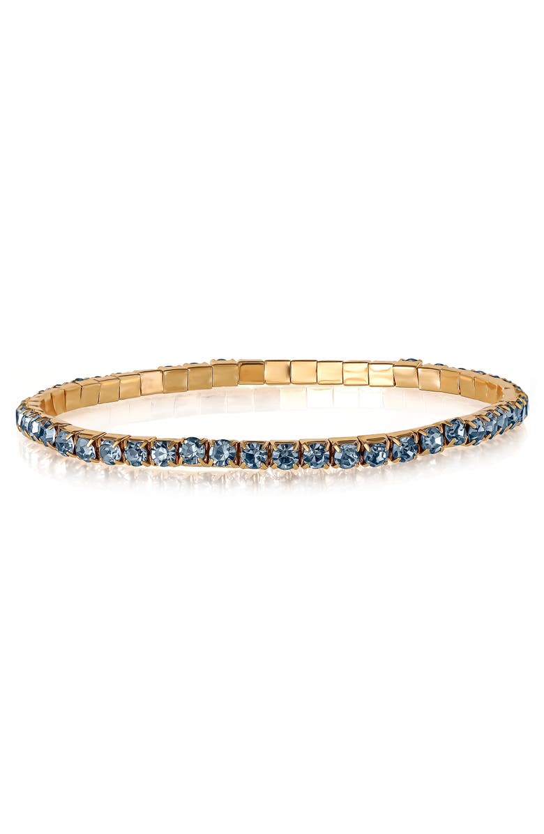 Jessica Simpson Fashion Rhinestone 5 Piece Stretch Bracelet Set, Alternate, color, Multi