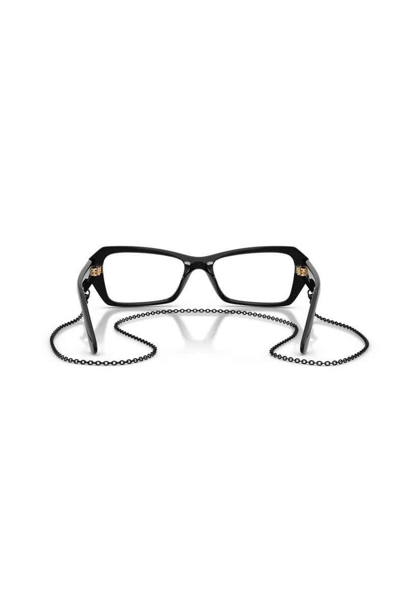 54mm Butterfly optical glasses, Alternate, color, Black