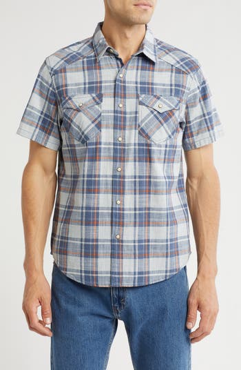 Plaid Snap-Up Western Work Shirt