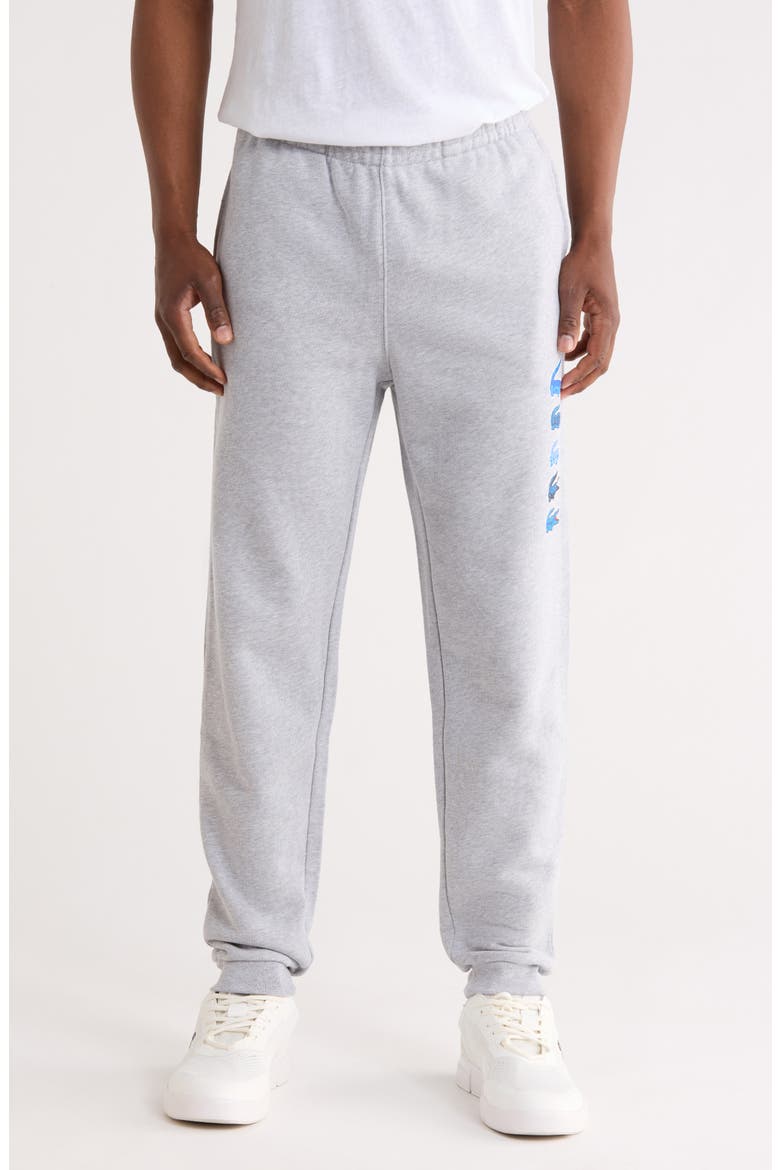 Iconic Print Sweatpants, Main, color, SILVER CHINE
