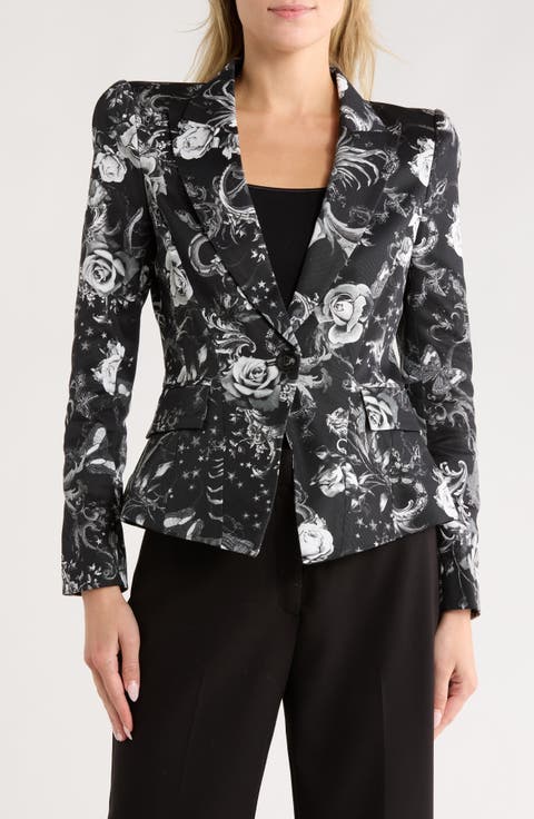 Kaisley Floral Cotton Blazer