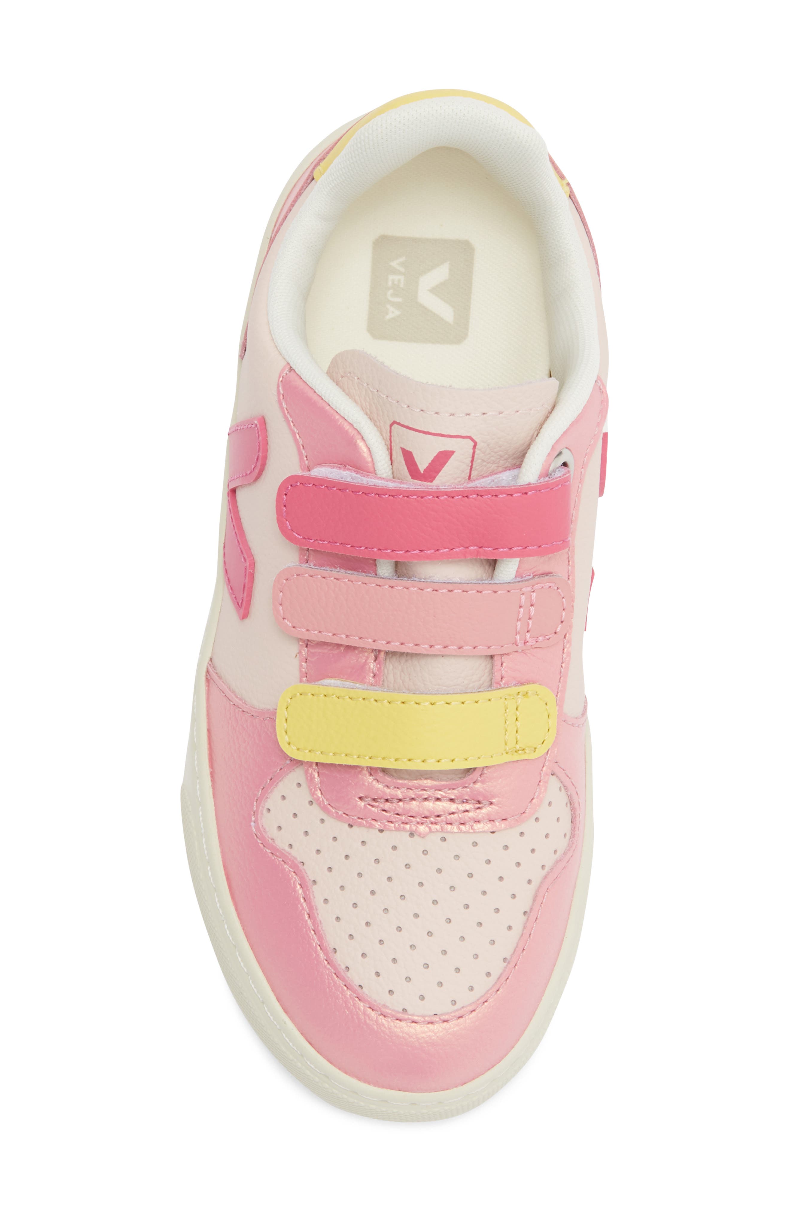 Veja Kids' V-10 Sneaker, Alternate, color, Petale Mia Glimmer