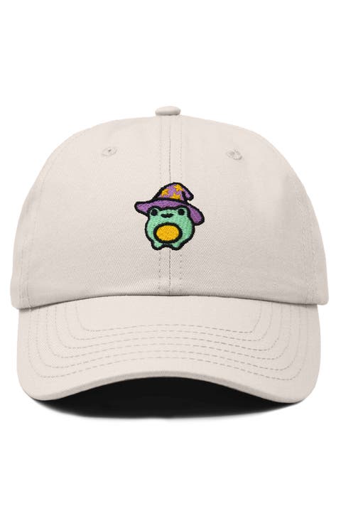 Sorcerer Frog Embroidered Dad Hat