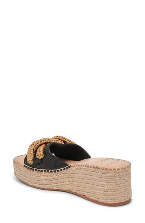 Dolce Vita Narnia Sandals Black Leather In Black Leather