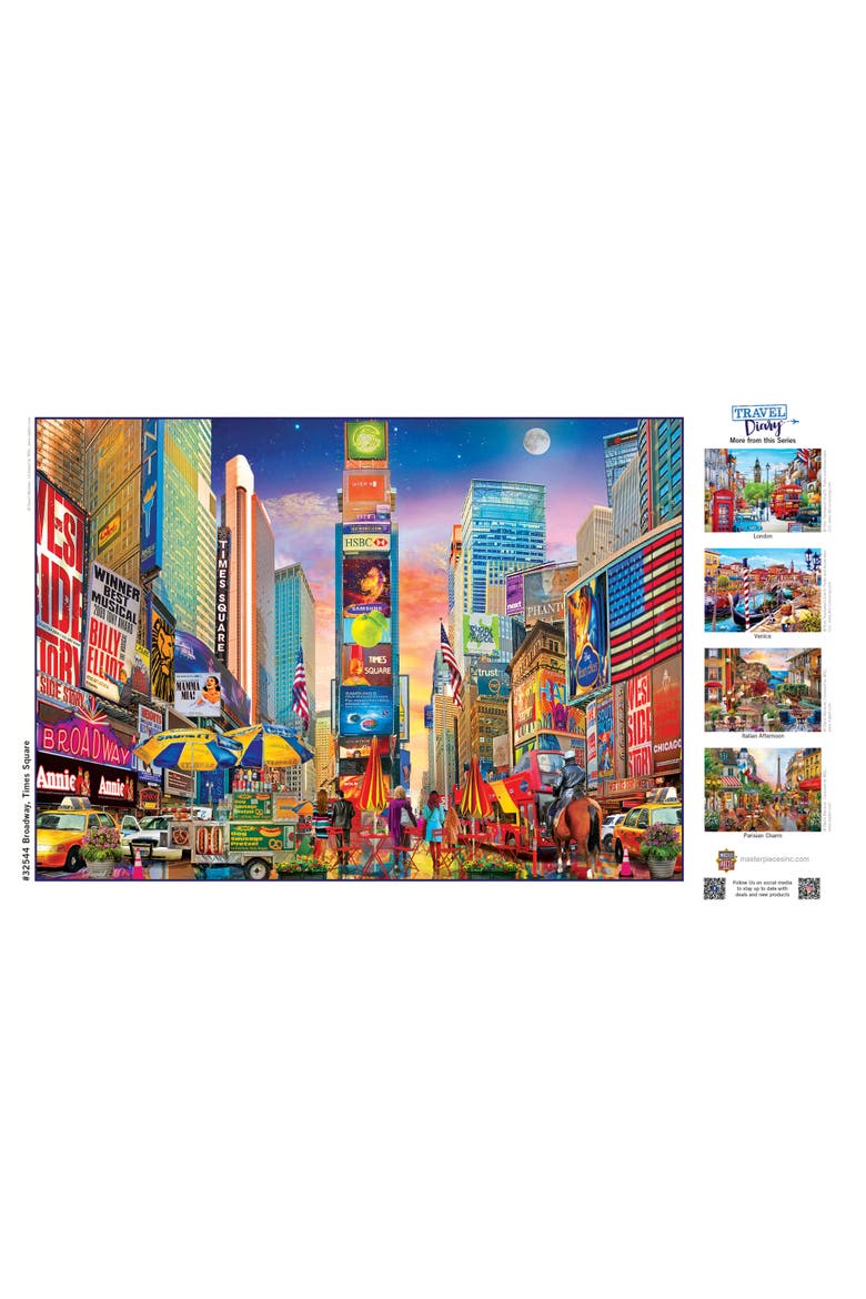 Broadway, Times Square 500 Piece Puzzle, Alternate, color, Multicolor