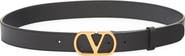 Valentino Garavani VLOGO Buckle Signature Leather Belt