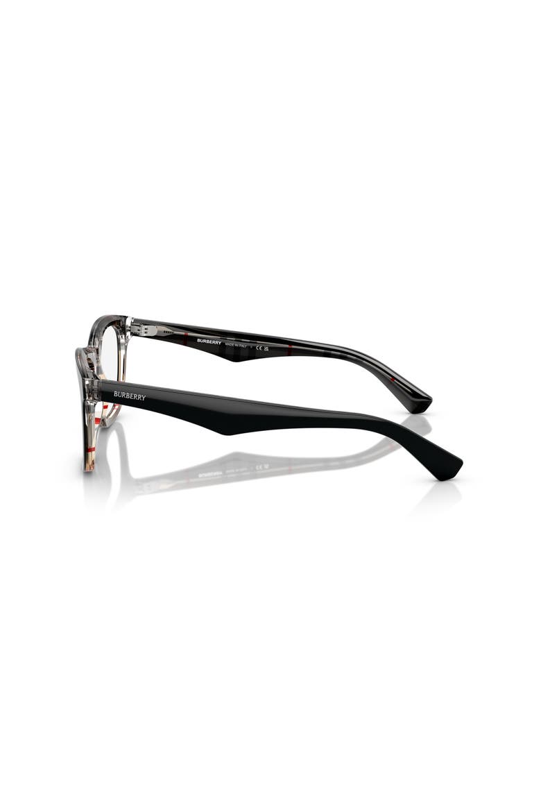 53mm Square optical glasses, Alternate, color, Black