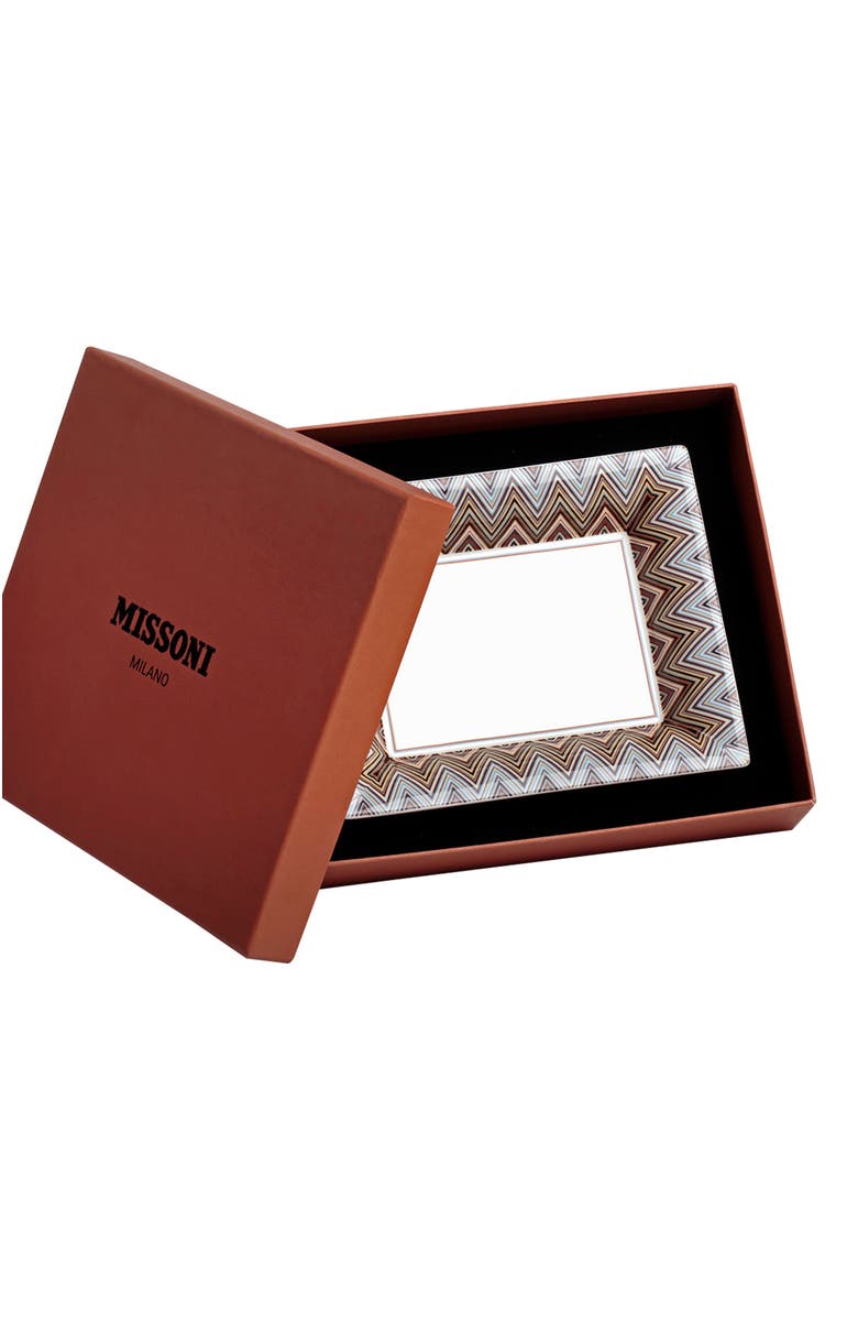 Missoni Home Tableware Tray ZIG ZAG Rectangular Large in Luxury Box Jarris 148 8.5" x 6.75", Alternate, color, Multicolor