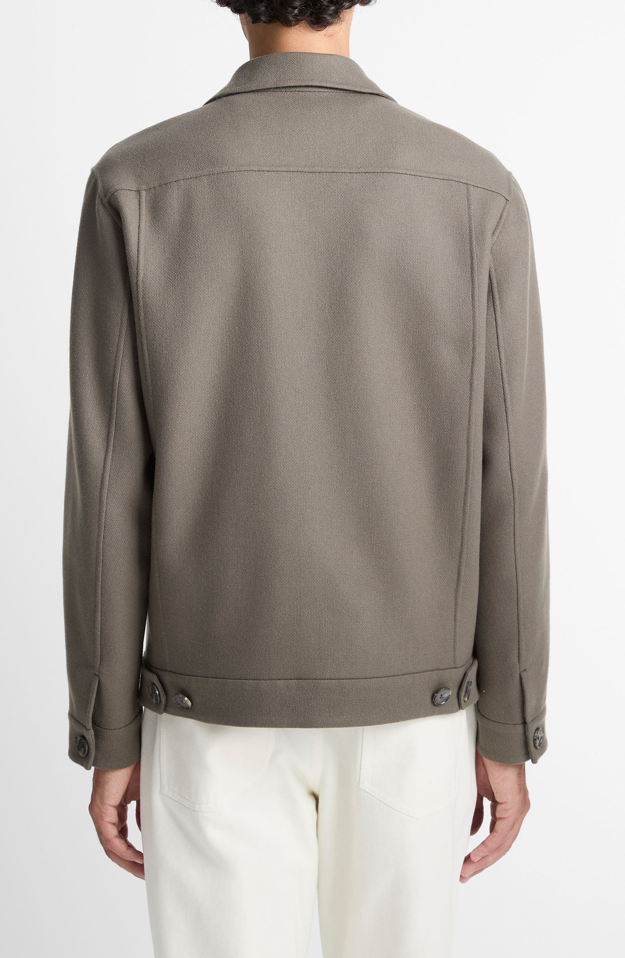 Splittable Wool Blend Shop Jacket - image 2