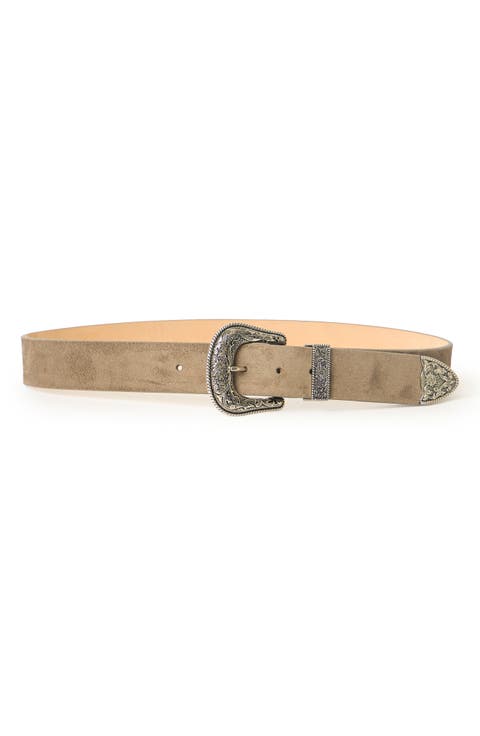 Frank Suede Western Belt