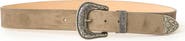 B-Low the Belt Frank Suede Western Belt