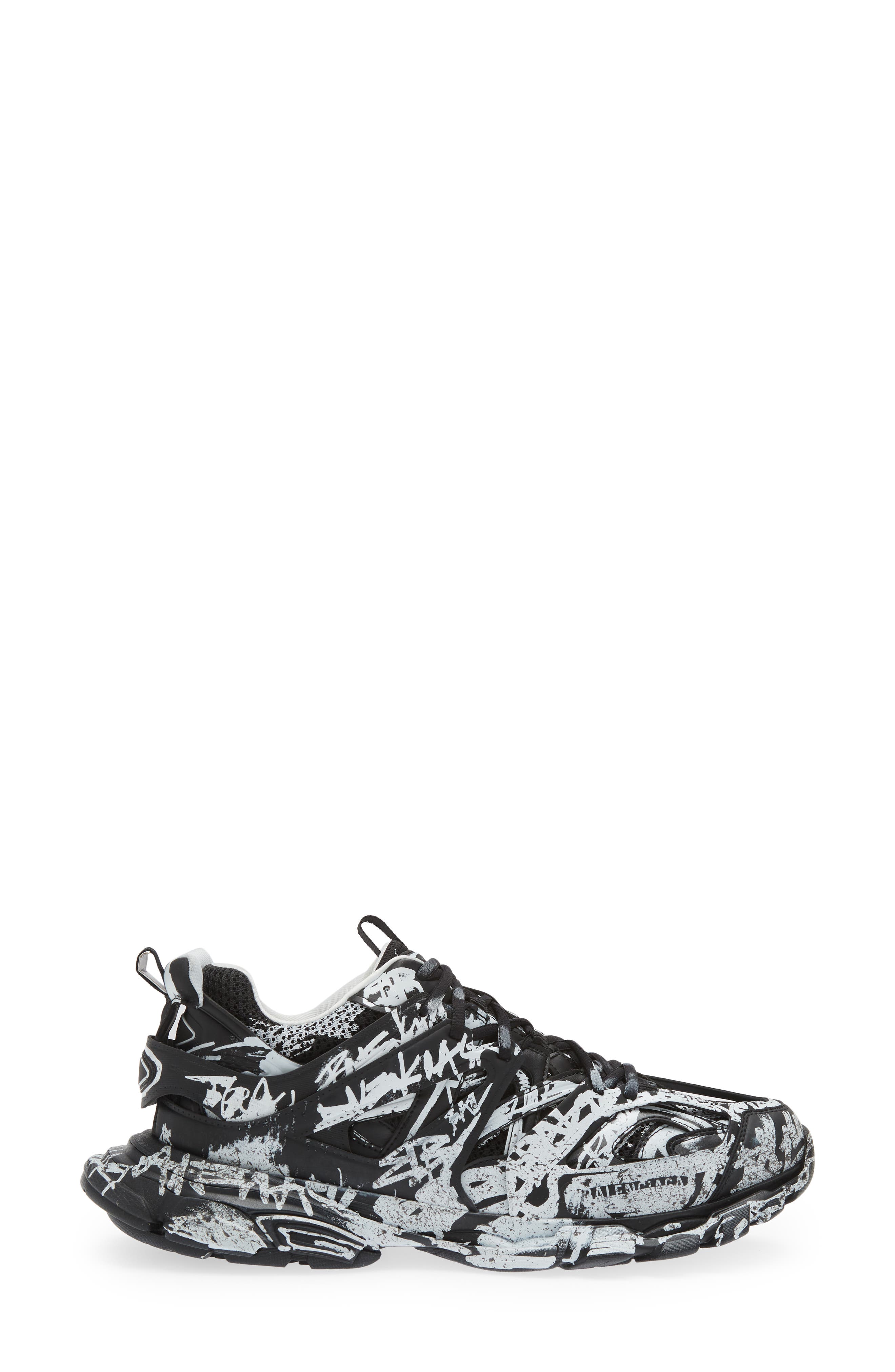 Balenciaga Track Graffiti Sneaker, Alternate, color, 