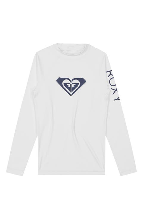 Maglia Surf Donna Shop Roxy Girls' Sporty Spirit Long Sleeve Surfsuit In Allure Rg Fasso S - Fast Shipping & Easy Rash Guard Donna-827976