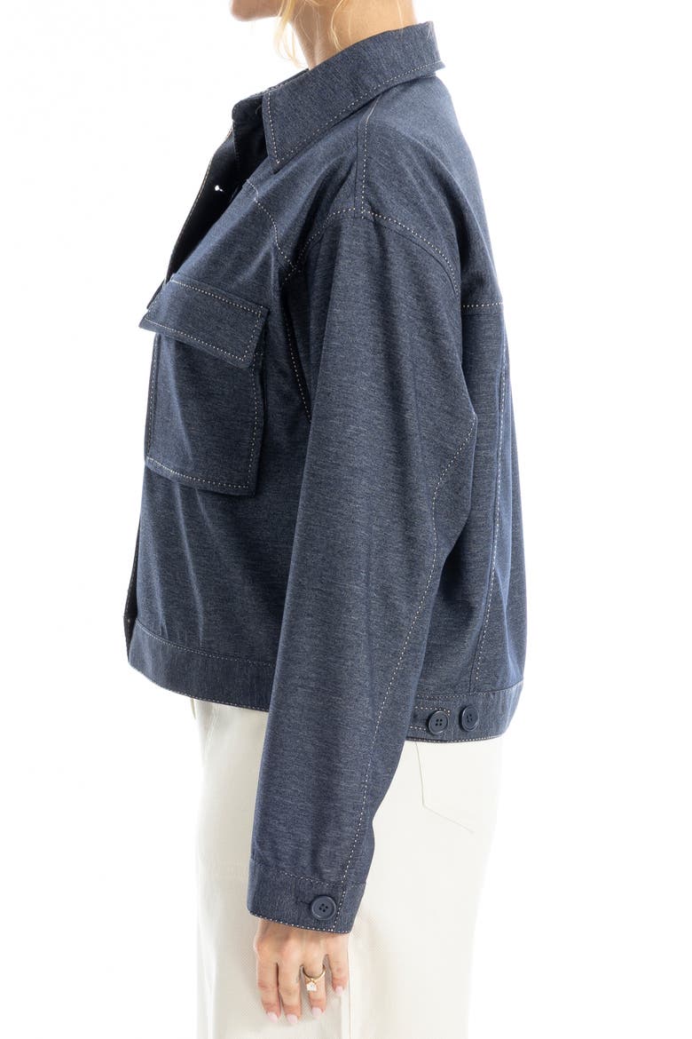 Knit Jacket, Alternate, color, INDIGO