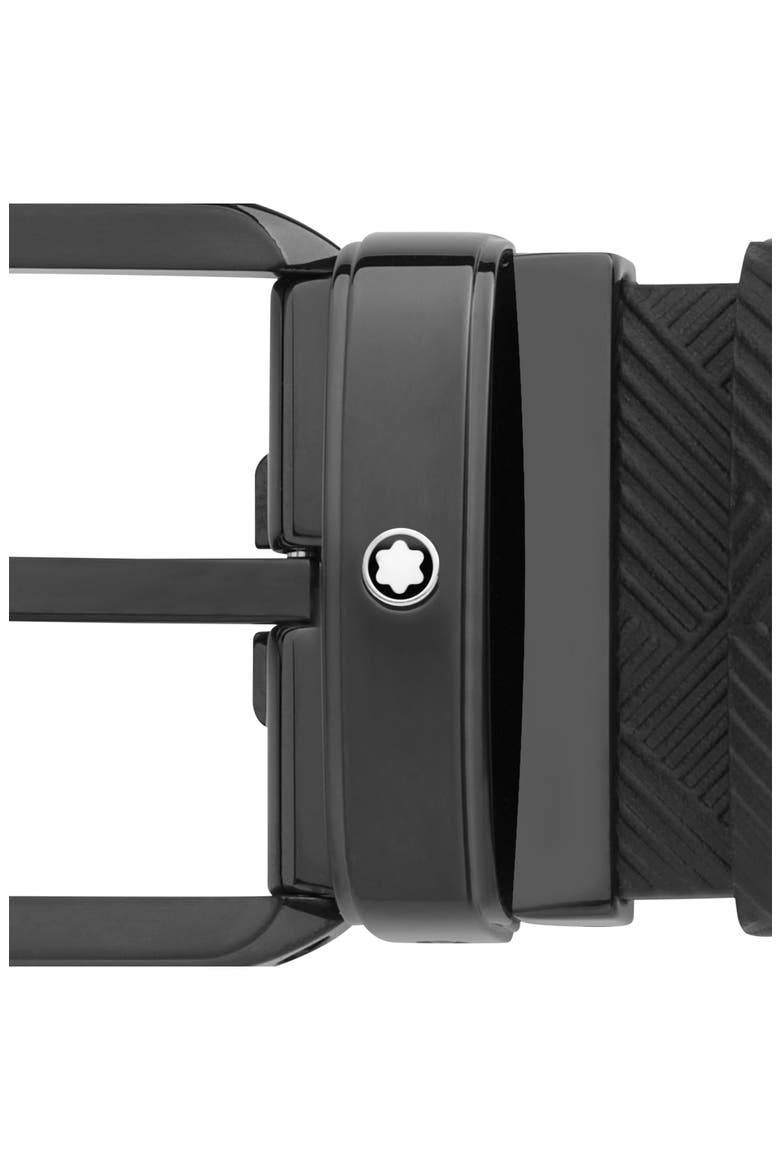 Reversible Leather Belt, Alternate, color, BLACK