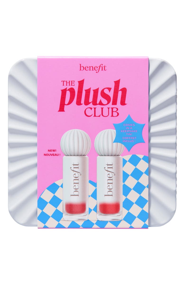 Benefit Cosmetics The Plush Club Moisturizing Matte Lip Tint Duo $48 Value, Alternate, color, 