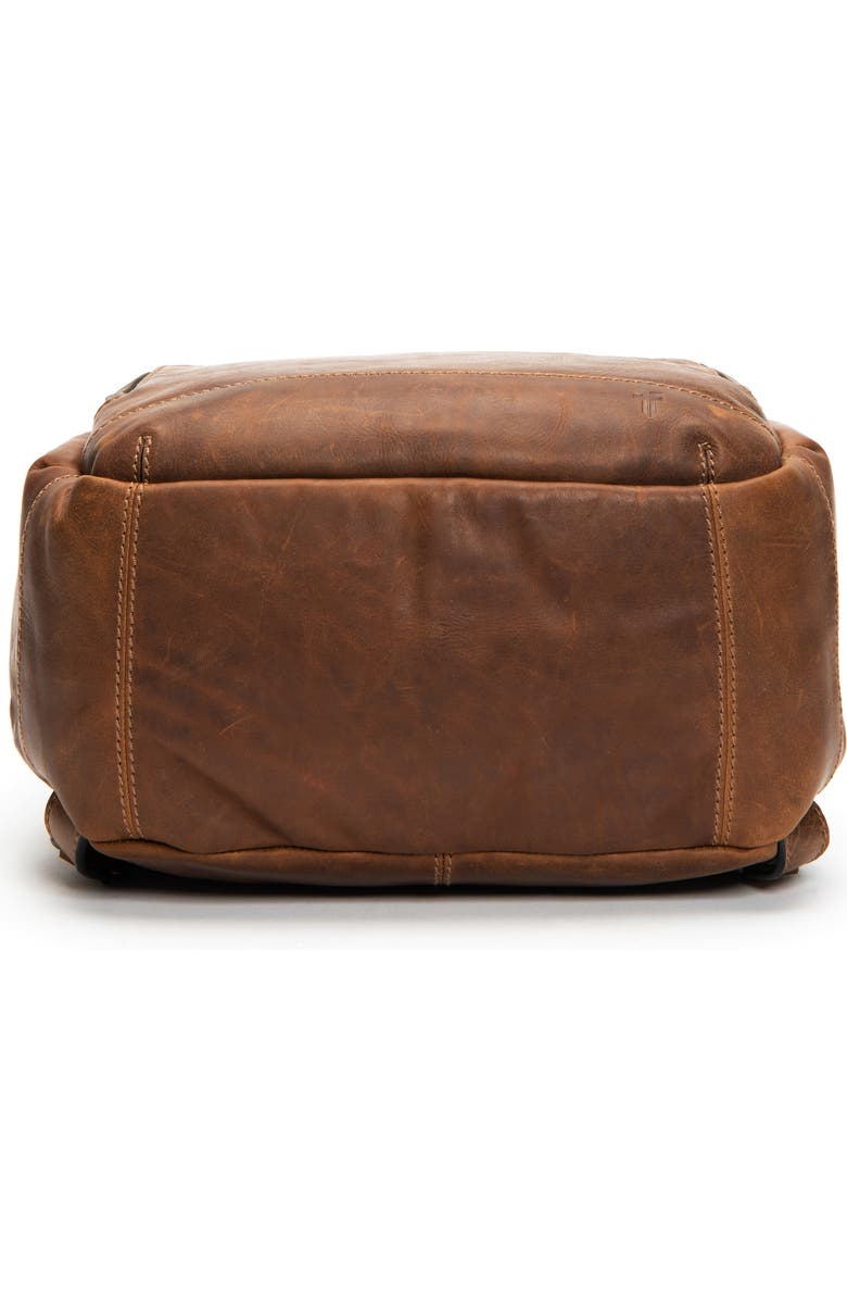 Frye 'Logan' Leather Backpack, Alternate, color, Dark Brown