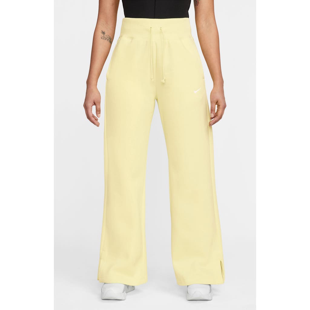 Shop Nike Sportswear Phoenix High Waist Wide Leg Sweatpants