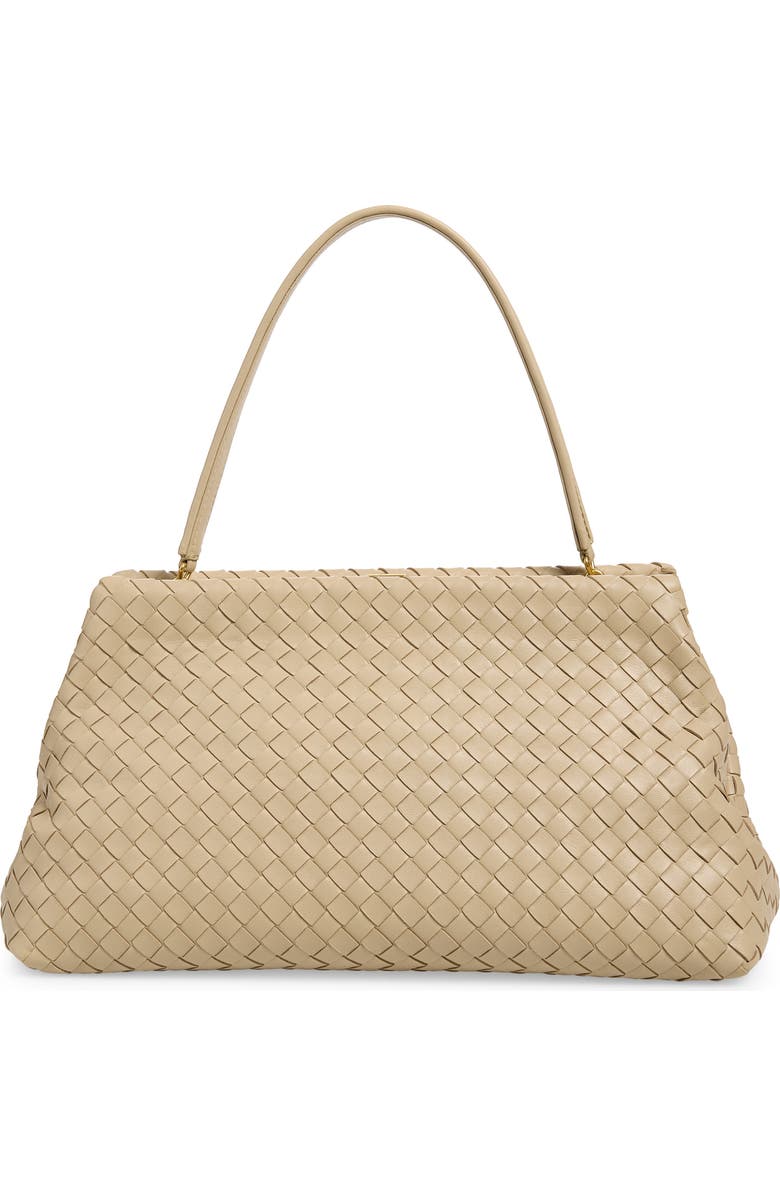 Bottega Veneta The 1998 Intrecciato Leather Handbag, Alternate, color, Ecru