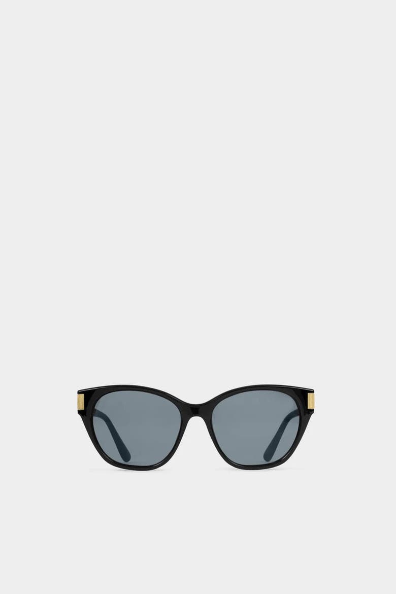 Sydney Cat-Eye Sunglasses in Black, Main, color, Black