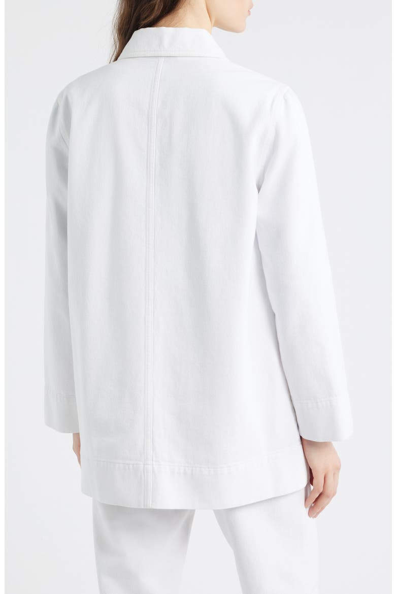 Organic Cotton Chore Jacket, Alternate, color, WHITE
