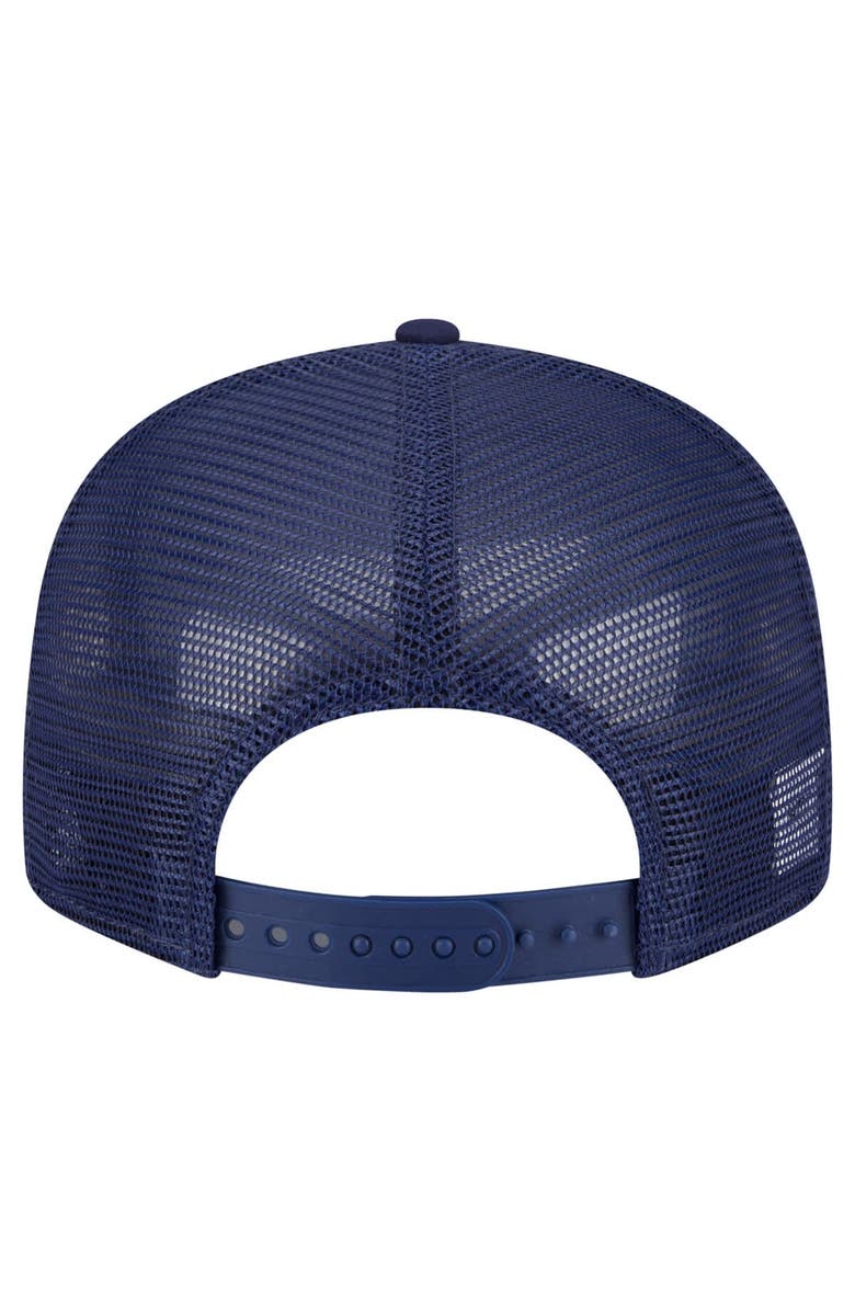 New Era Men's New Era Navy Navy Midshipmen Split Panel 9FIFTY Snapback Trucker Hat, Alternate, color, Navy