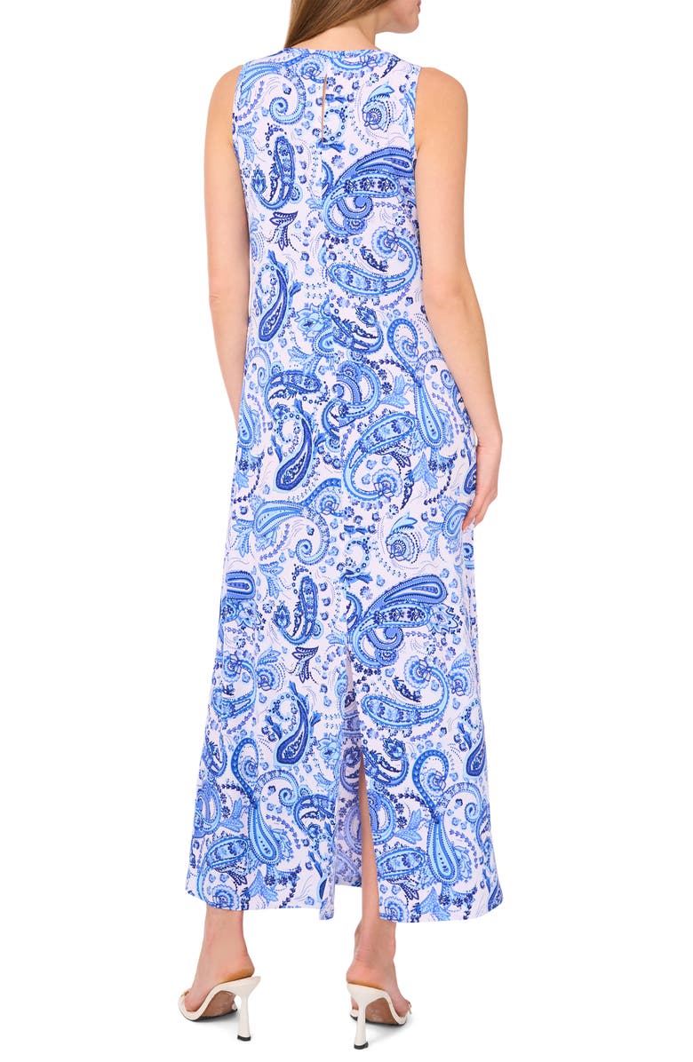 Vince Camuto Printed Sleeveless Jersey Maxi Dress, Alternate, color, 