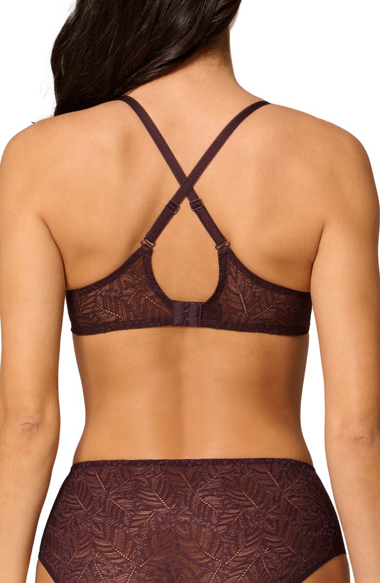 Simone Perele Comete Underwire Bra, Alternate, color, Dark Brown
