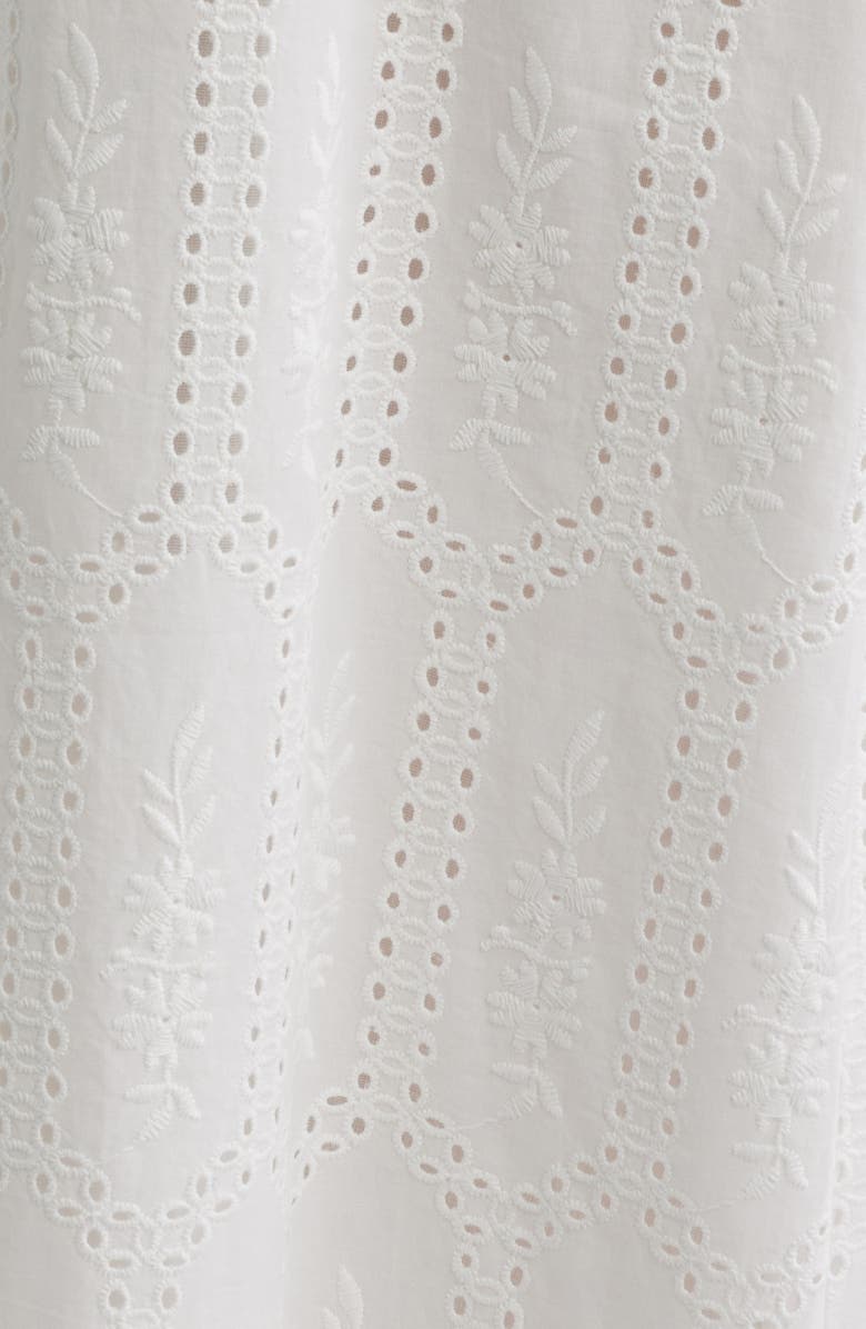 Hill House Home The Ashlyn Eyelet Nap Maxi Dress, Alternate, color, White