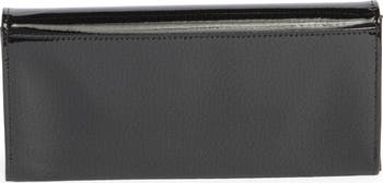 Patent Leather Flap Wallet
