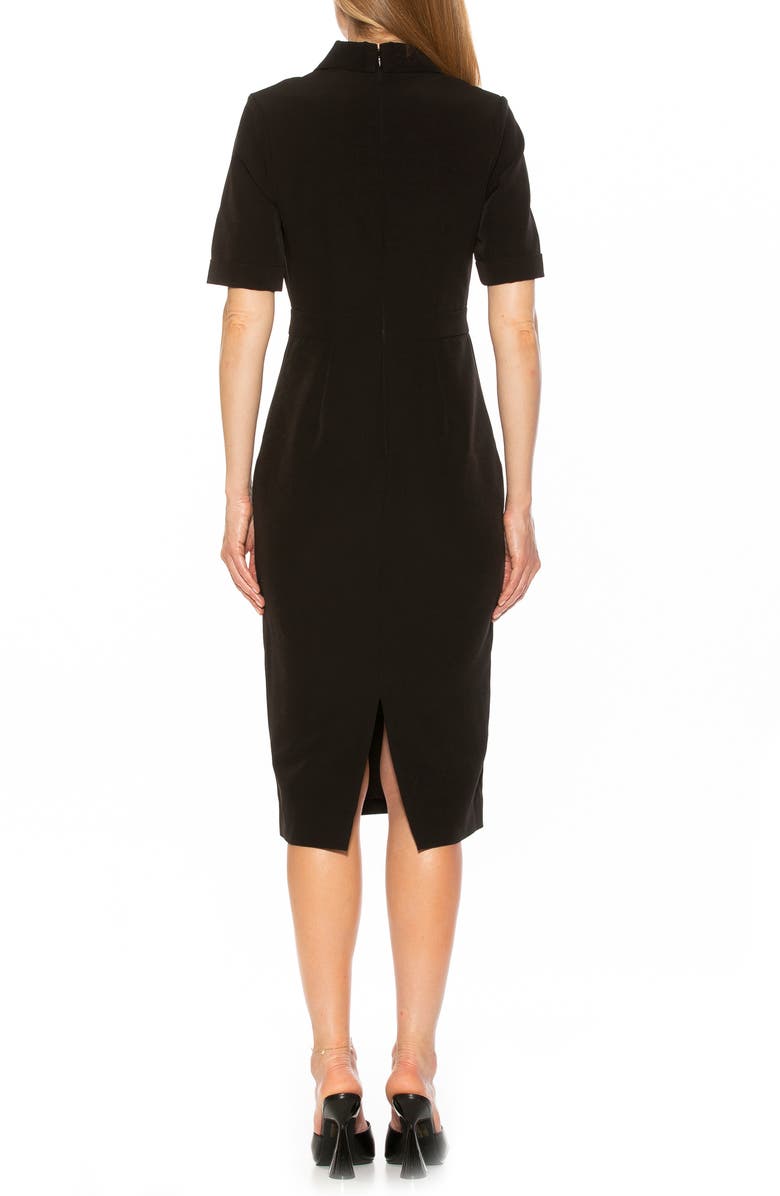 Alexia Admor Kinsley Collared Sheath Dress, Alternate, color,
