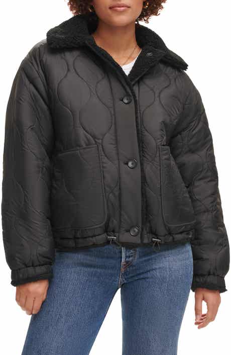 Levi's Quilted High Pile Fleece Reversible Jacket