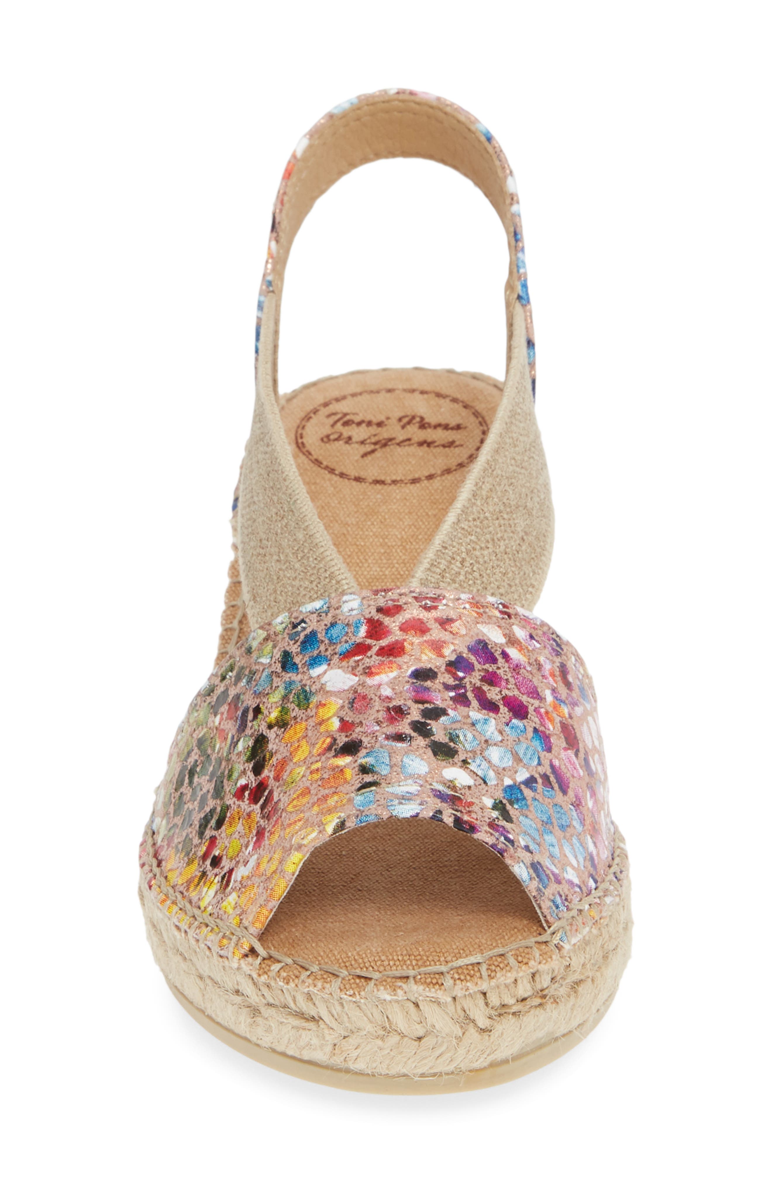 Teide Espadrille Sandal, Alternate, color, TAUPE LEATHER