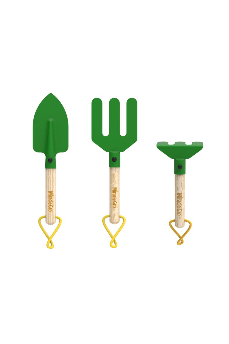 Set 3 pcs - hand garden toolset, Alternate, color, Dark Green
