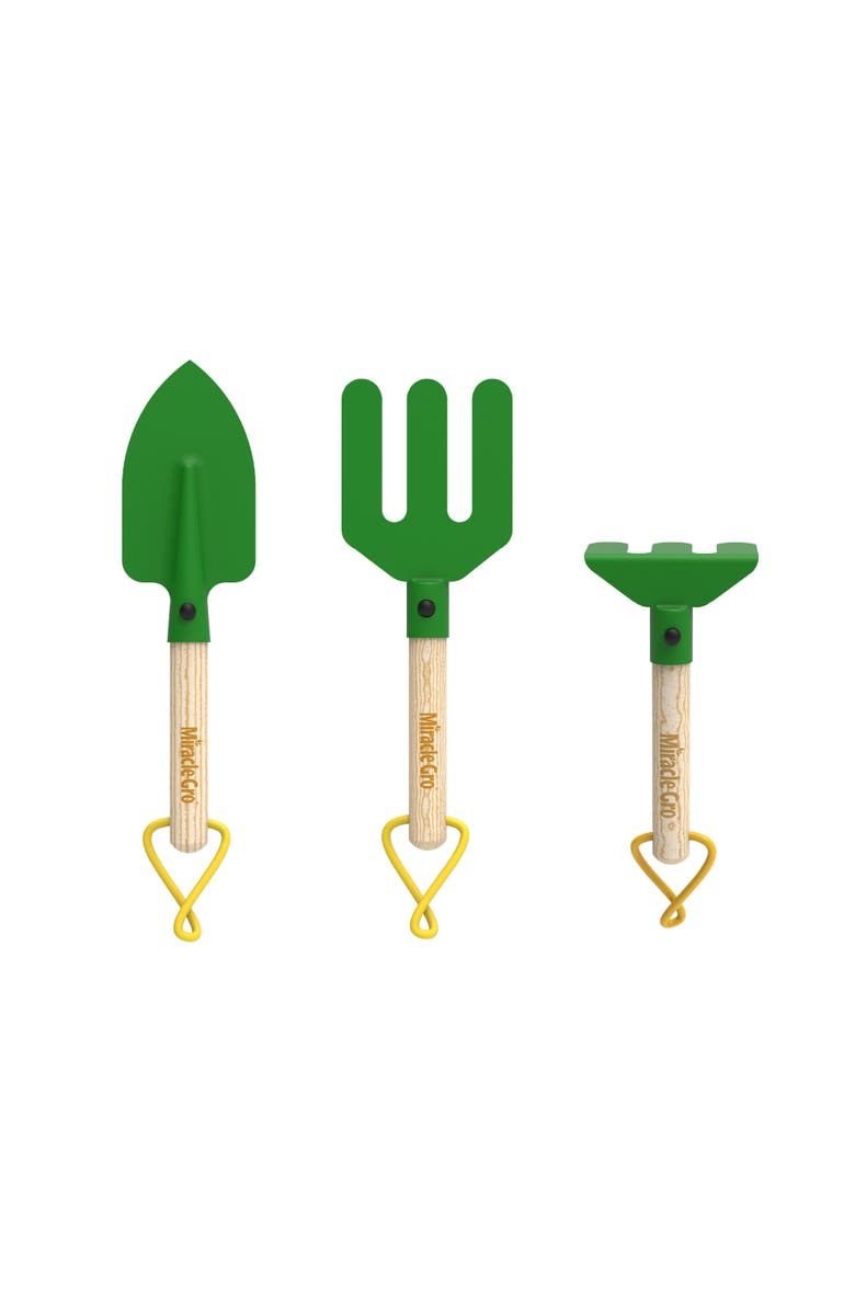 Miracle-Gro Set 3 pcs - hand garden toolset, Alternate, color, Dark Green