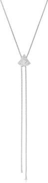 Ettika Pavé Teardrop Bolo Lariat Necklace