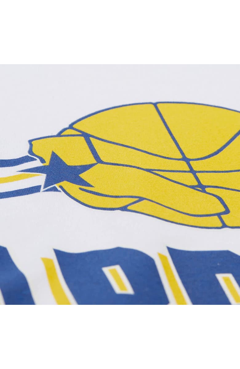 Mitchell & Ness Unisex Mitchell & Ness White Golden State Warriors Hardwood Classics Vintage Team Origins Premium T-Shirt, Alternate, color, White