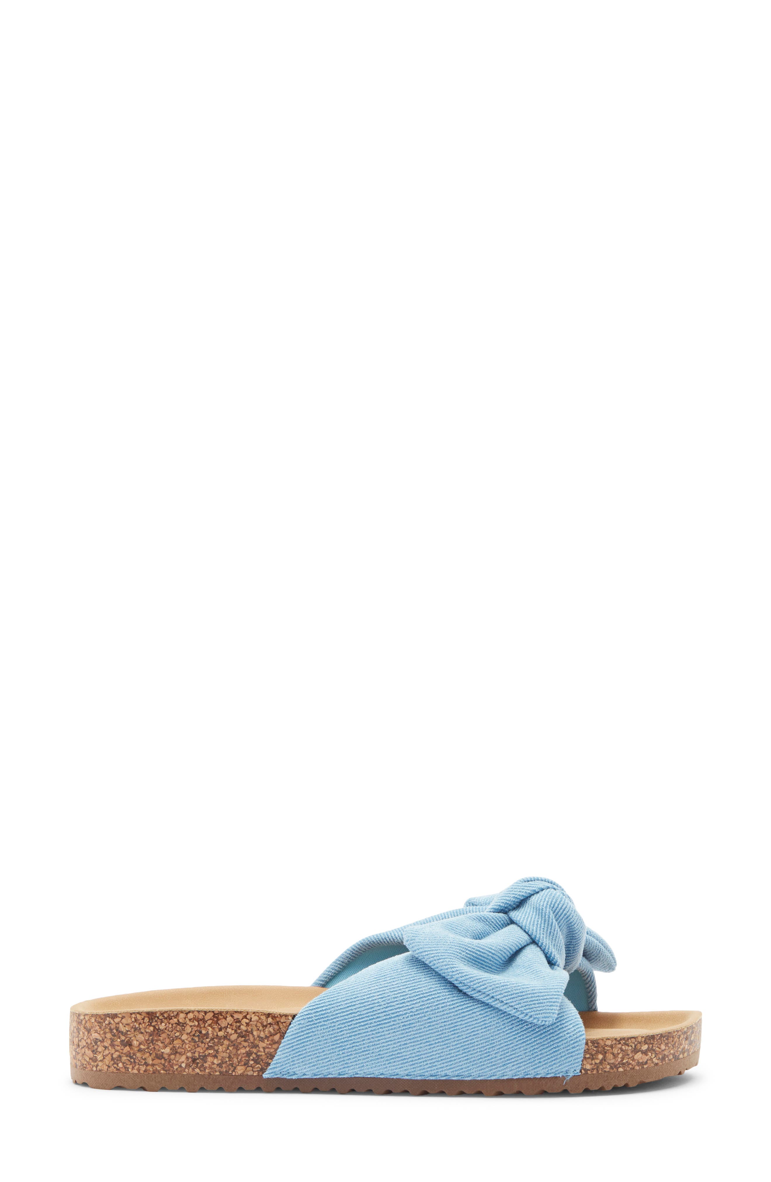 TOP MODA Cory Slide Sandal, Alternate, color, Blue Denim