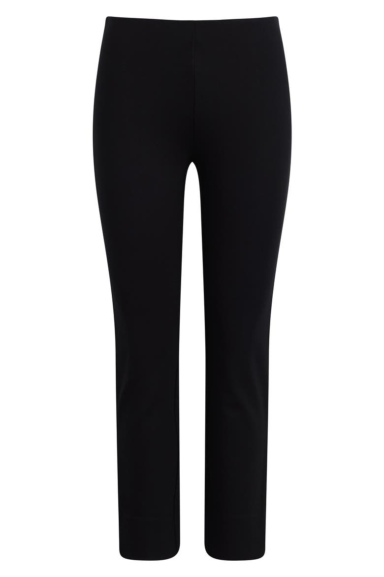 The Maternity Favorite Ponte Cigarette Pants, Main, color, BLACK