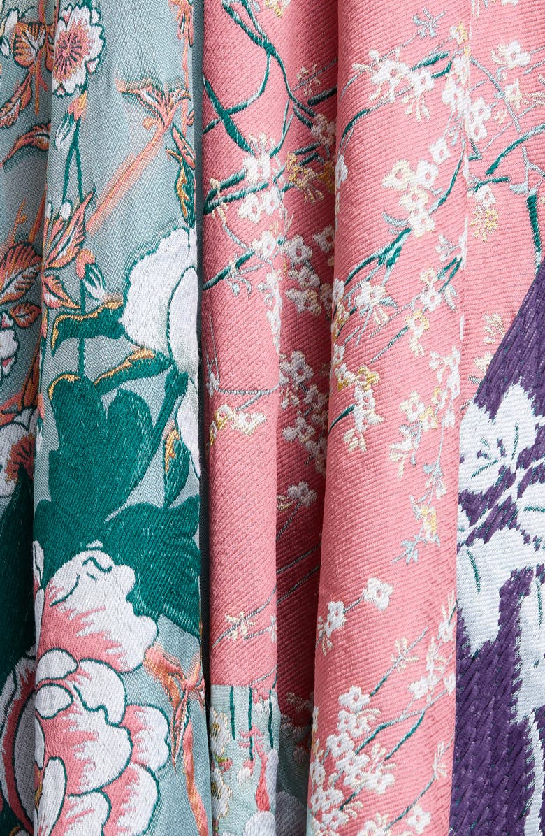 Etro Floral Fringe Cape, Alternate, color, 