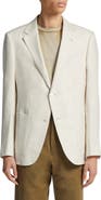 ZEGNA Fairway Crossover Linen & Wool Blend Sport Coat