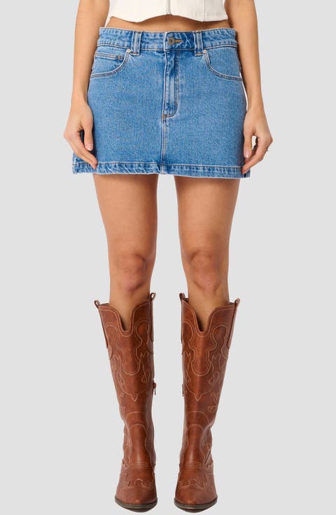 Jody A-Line Denim Skirt (Debbie)