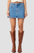 ABRAND Jody A-Line Denim Skirt