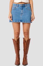 ABRAND Jody A-Line Denim Skirt