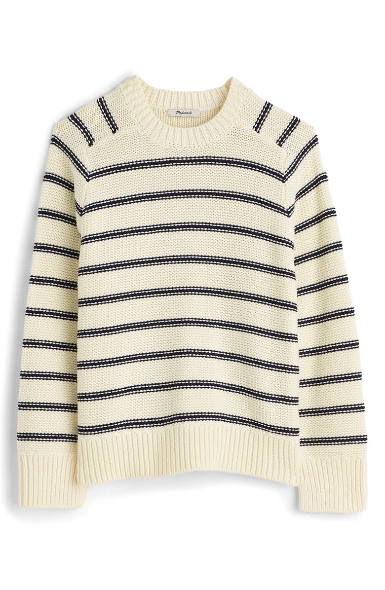 Madewell Cotton Crewneck Sweater, Alternate, color,