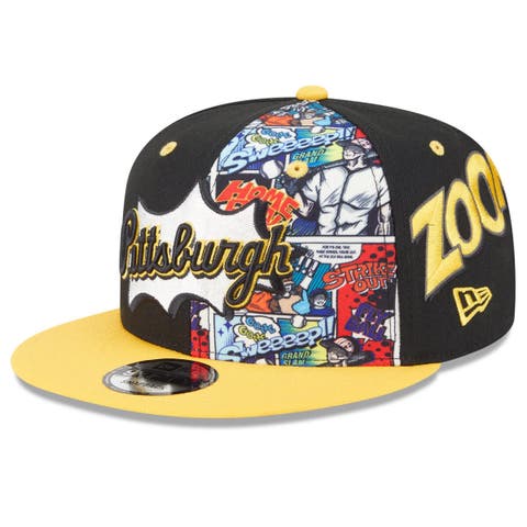 Men's New Era Black/Gold Pittsburgh Pirates 2025 MLB Diamond Hero Edition 9FIFTY Snapback Hat