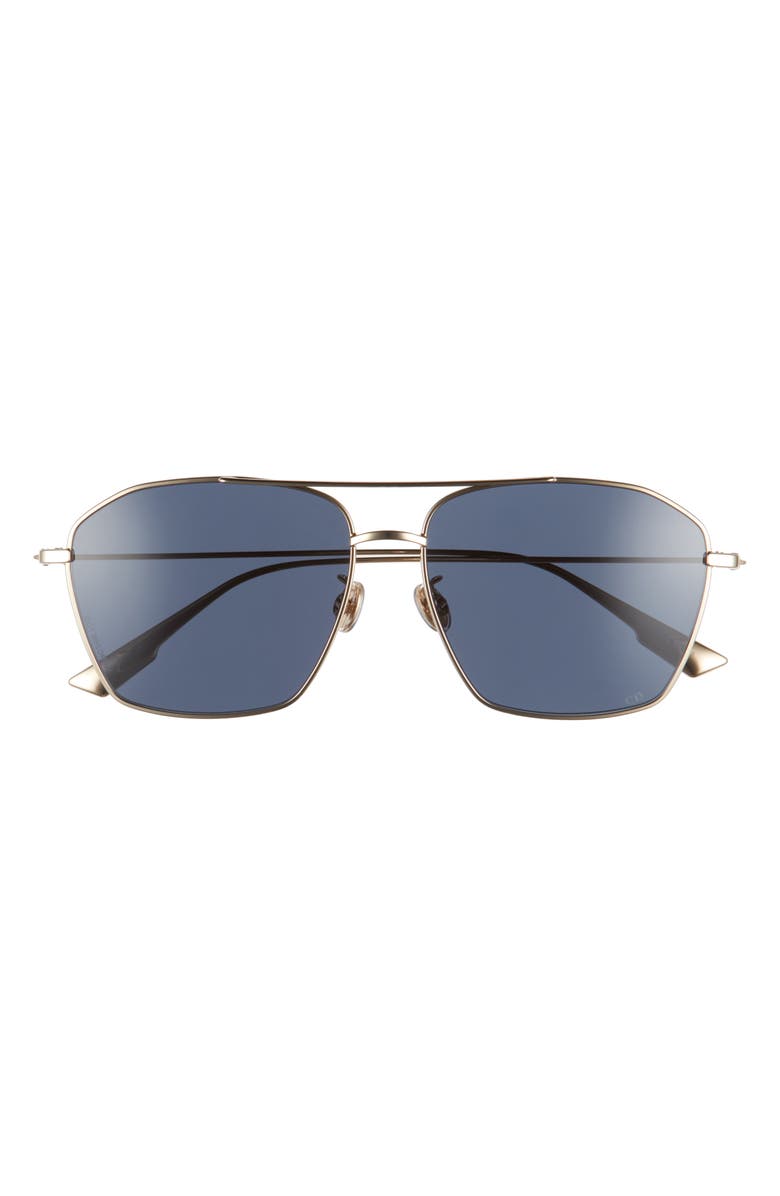DIOR Stellaire 62mm Oversize Aviator Sunglasses, Main, color, 