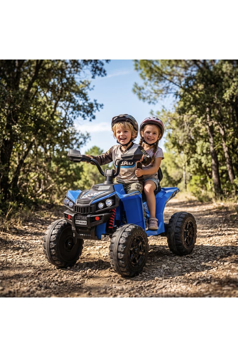 2-Seater Electric ATV Quad Ride On, Alternate, color, Blue