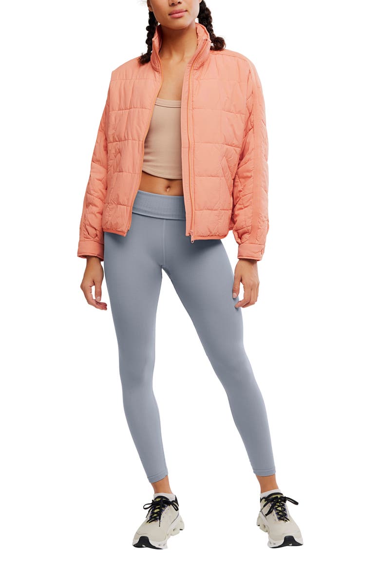 FP Movement Pippa Packable Puffer Jacket, Alternate, color, FROSTED PEACH